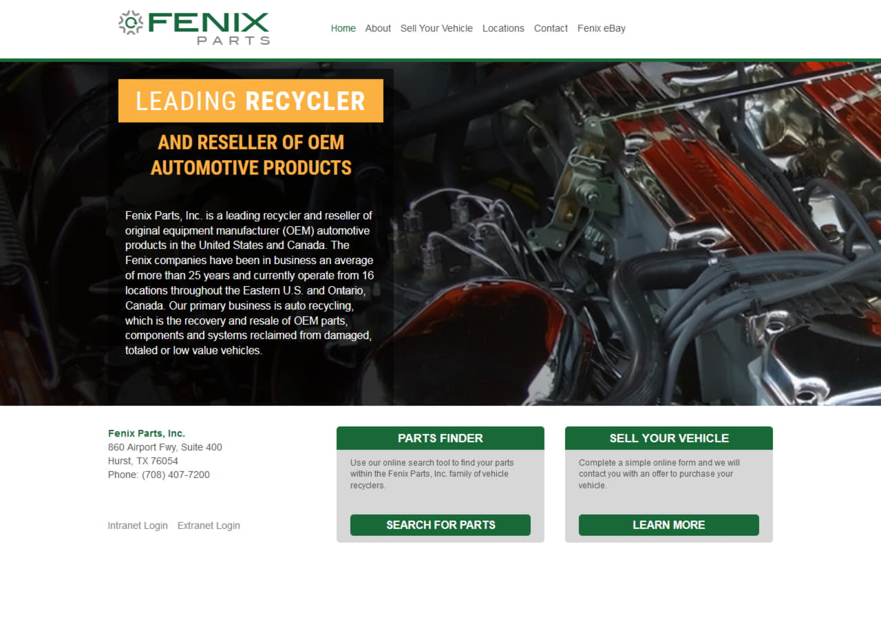Fenix parts phone number